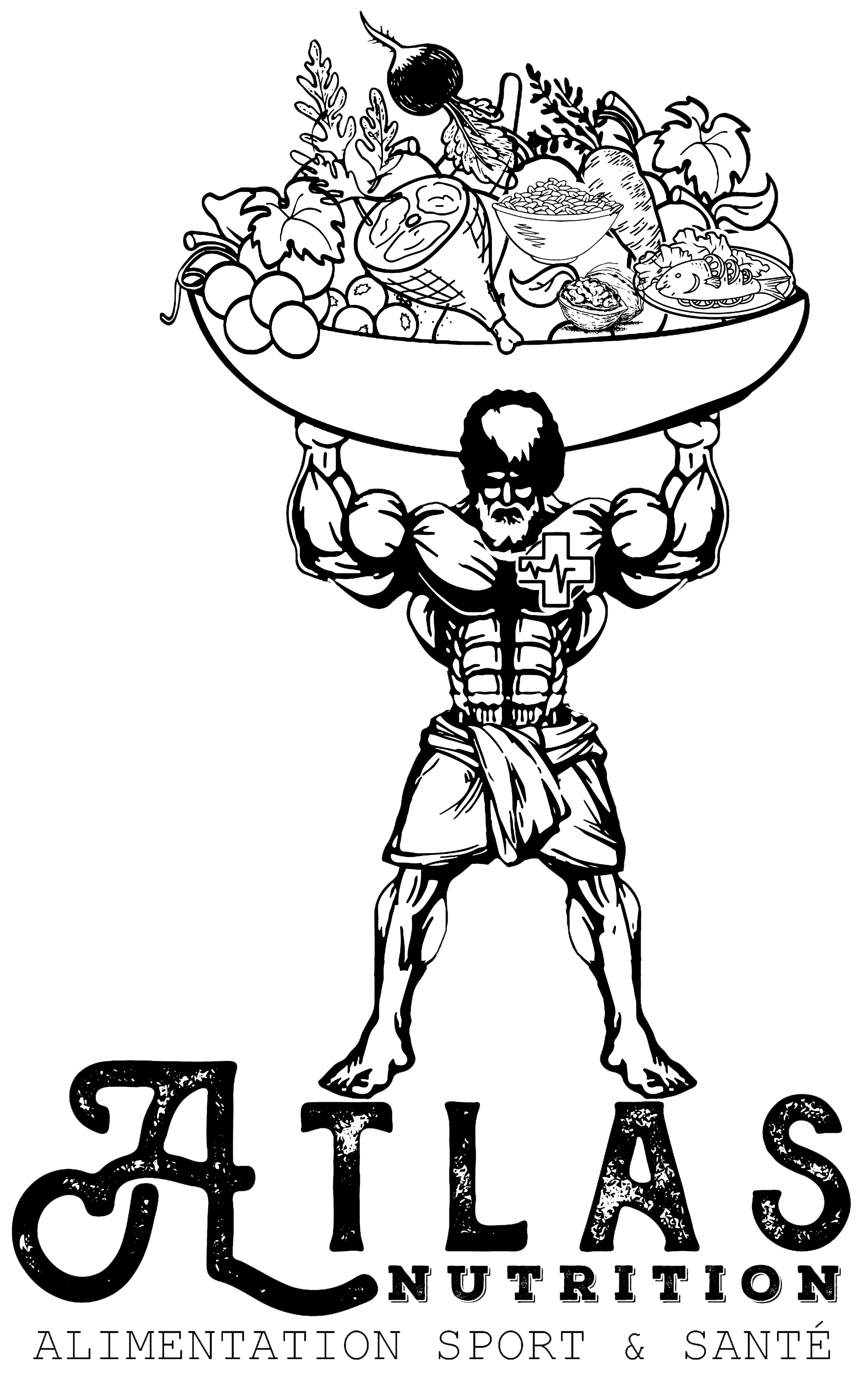 Logo complet Atlas Nutrition